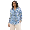 Chemisier Artisanal en Coton Indien "Azur & Sable"