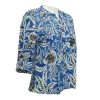 Chemisier Artisanal en Coton Indien "Azur & Sable"
