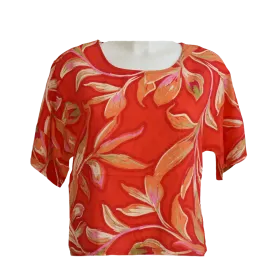 Top en Viscose "Jardin des Sens" - Motif Floral - S au XL