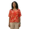 Top en Viscose "Jardin des Sens" - Motif Floral - S au XL