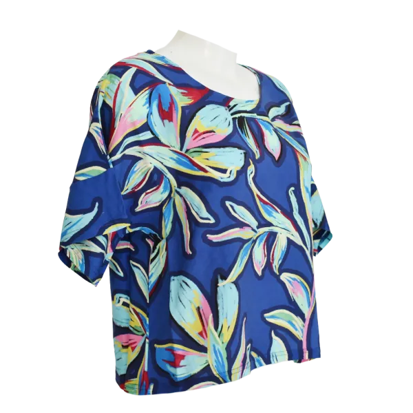 Top en Viscose "Jardin des Sens" - Motif Floral - S au XL
