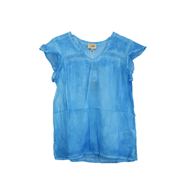 Top en Voile de Coton Esprit Tie-Dye