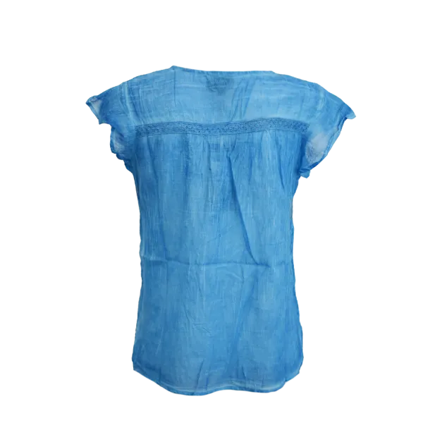Top en Voile de Coton Esprit Tie-Dye