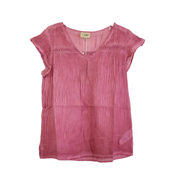 Top en Voile de Coton Esprit Tie-Dye