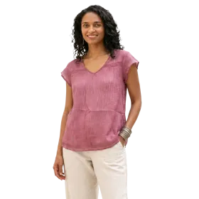 Top en Voile de Coton Esprit Tie-Dye