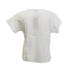 Top Uni Stonewashed - Blanc et Aqua - S au XXL