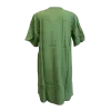 Robe Tunique en Viscose "Douceur d'Olive" - Plis Poitrine
