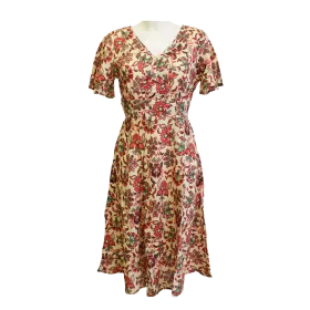 Robe Midi Viscose "Fleurs d'Orient"