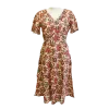 Robe Midi Viscose "Fleurs d'Orient"