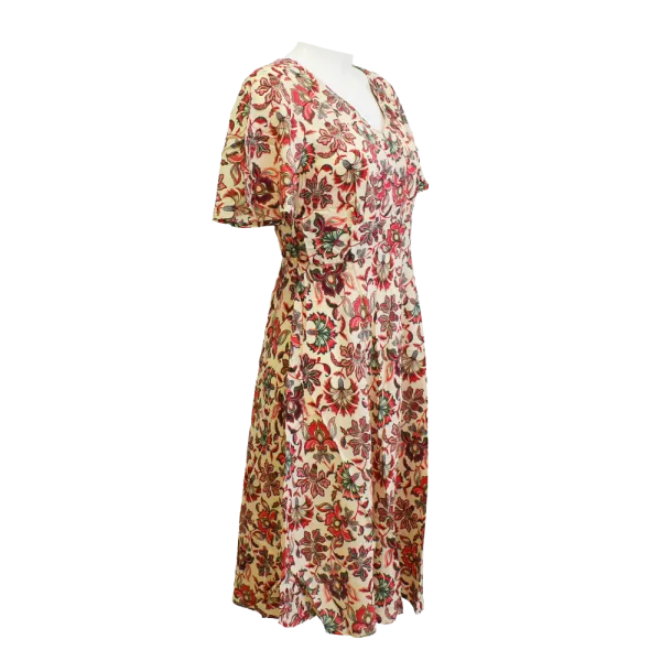 Robe Midi Viscose "Fleurs d'Orient"