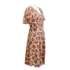 Robe Midi Viscose "Fleurs d'Orient"