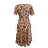 Robe Midi Viscose "Fleurs d'Orient"