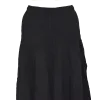 Jupe Longue Bohème en Coton Délavé - Noir - Taille Unique