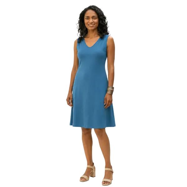 Robe Courte Maille Jersey Stretch "L'Essentielle"