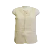 Top en Voile de Coton "Éclat Bohème" - Macramé et Pompons -