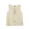 Top en Voile de Coton "Éclat Bohème" - Macramé et Pompons -