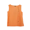 Top Débardeur Lin & Viscose "Douceur d'Été" - Boutons Coco -