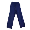 Pantalon en Coton Artisanal du Népal "L'Évasion" - Écru & Bleu Marine-