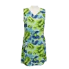 Robe Courte en Viscose "Bouquet de Printemps"