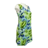 Robe Courte en Viscose "Bouquet de Printemps"