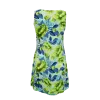 Robe Courte en Viscose "Bouquet de Printemps"