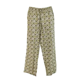 Pantalon en Coton Imprimé Graphique "Mosaïque Mandalas"