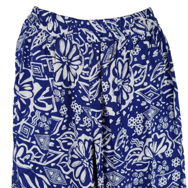 Pantalon Large en Viscose "Estampe Marine" - Imprimé Graphique