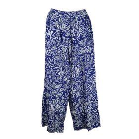Pantalon Large en Viscose "Estampe Marine" - Imprimé Graphique