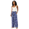 Pantalon Large en Viscose "Estampe Marine" - Imprimé Graphique