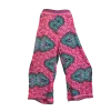 Pantalon Court Large en Soie Synthétique "Palais de Bohème"