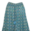 Pantalon Large en Coton "Odyssée Turquoise" - Imprimé Graphique & Ethnique -