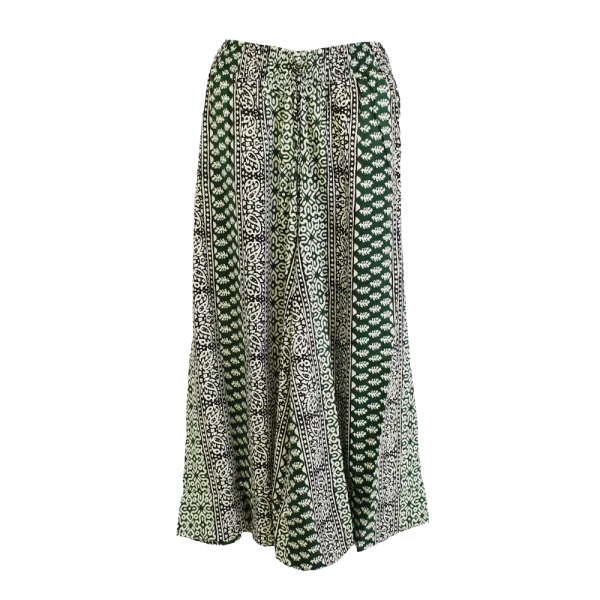 Pantalon Large en Coton "Odyssée Graphique" - Esprit Ethnique -