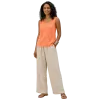 Pantalon Coupe Mixte Coton & Viscose "Brise d'Écru" - Effet Tramé Deux Fils -