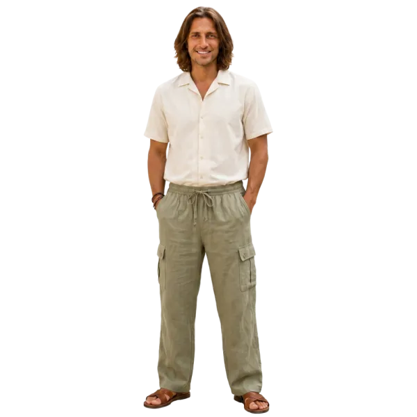 Pantalon Homme Coton Artisanal du Népal "L'Aventurier"