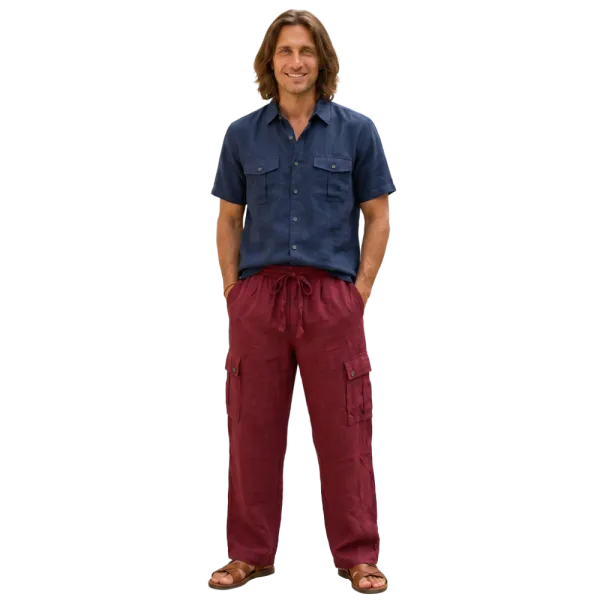 Pantalon Homme Coton Artisanal du Népal "L'Aventurier"