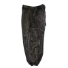 Sarouel Bohème Tie-Dye "Shivna" Noir - Coton Artisanal du Népal