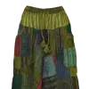Sarouel Gufa Patch Délavé Vert - Coton Léger Artisanal -