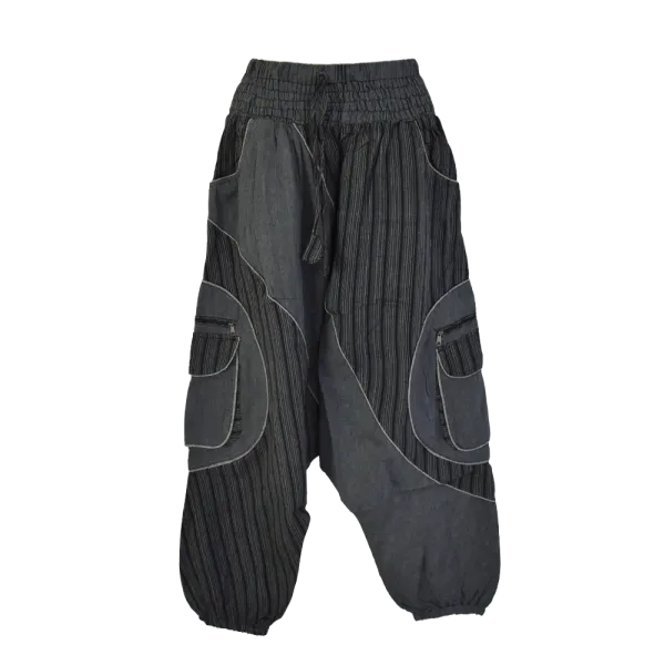 Sarouel Mixte Coton Léger à Smocks « Himalaya Nomade »