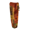Pantalon Bouffant Coton Léger « Surya Patch » Orange-