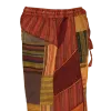 Pantalon Bouffant Coton Léger « Surya Patch » Orange-