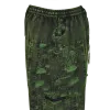 Pantalon Ample Tie-Dye « Forêt Mystique » Vert et Noir