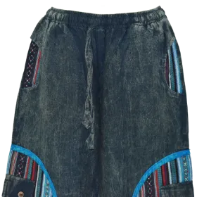 Pantalon Bouffant Tie-Dye « Spirale Sauvage » - Coton Délavé