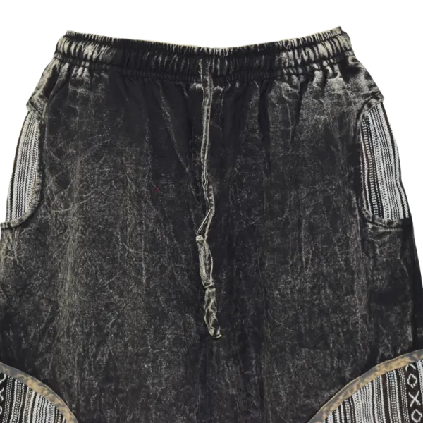Pantalon Bouffant Tie-Dye « Spirale Sauvage » - Coton Délavé