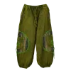 Pantalon Bouffant Tie-Dye « Spirale Sauvage » - Coton Délavé