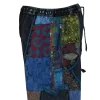 Pantalon Bouffant Femme Coton Jersey Délavé « Mosaïque Bleue »