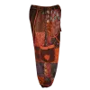 Pantalon Bouffant Femme Coton Jersey Délavé « Mosaïque Rouge »