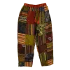 Pantalon Coton Épais Patchwork « Puranta » Multicolore