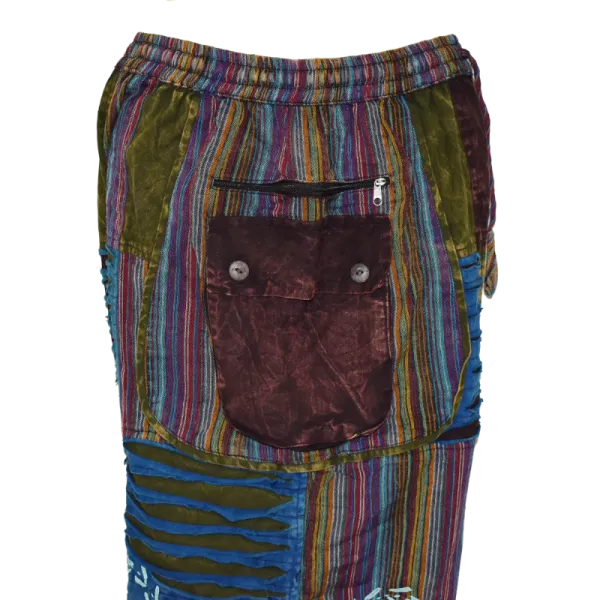 Pantalon Bouffant Femme Coton Délavé « Flore Bohème »