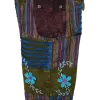 Pantalon Bouffant Femme Coton Délavé « Flore Bohème »
