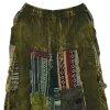 Pantalon Bouffant Unisexe Coton Épais Délavé « Himalaya Cargo » Vert Olive